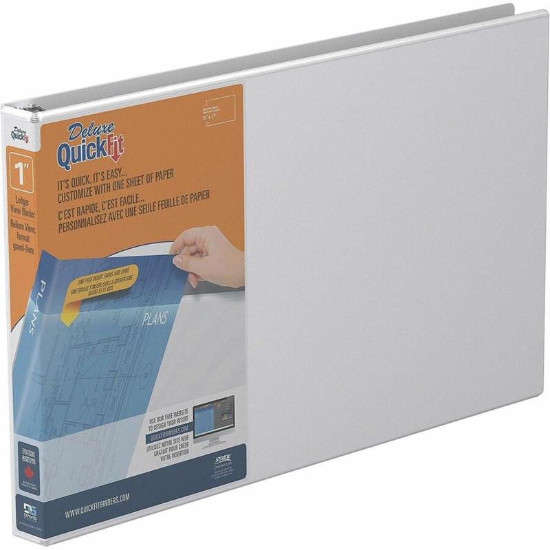 Image Deluxe QuickFit® Tabloid Presentation Binder