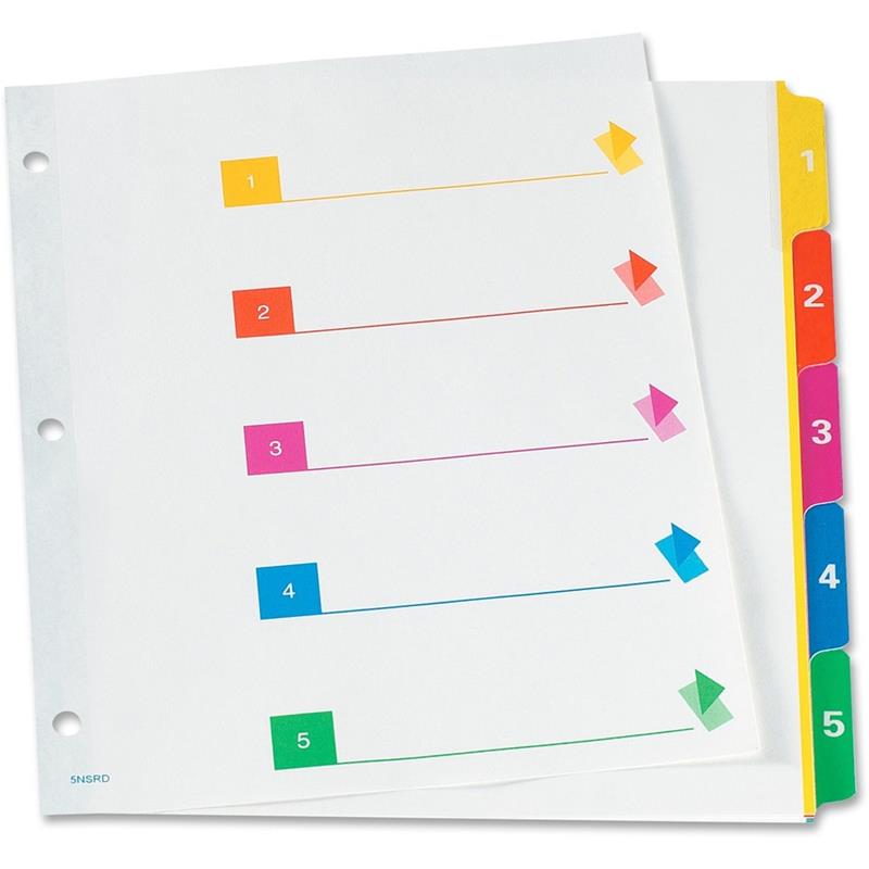 Image Super Rapidex™ Pre-Printed Dividers
