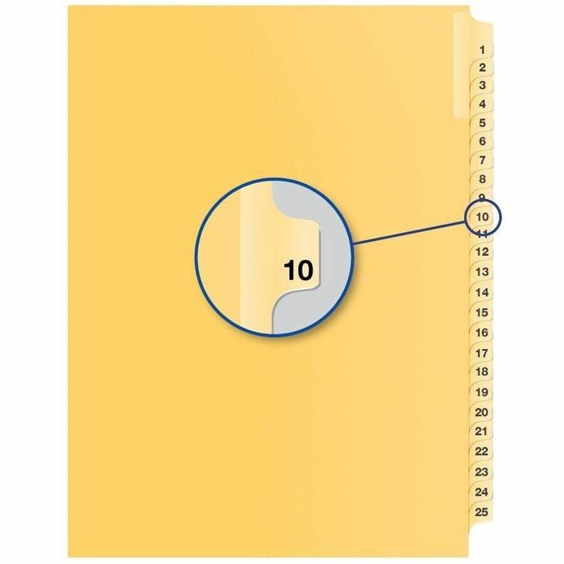 Image Quest Numerical Litigation Index Dividers